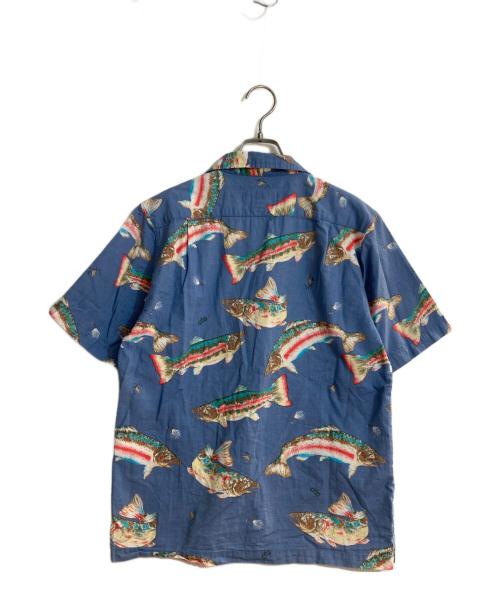 pataloha（パタロハ）pataloha (パタロハ) 15SSトラウトアロハシャツ ブルー サイズ:Sの古着・服飾アイテム