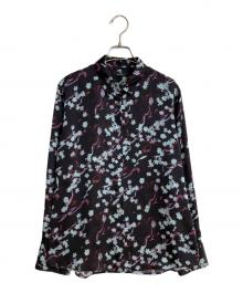 PS Paul Smith（ＰＳポールスミス）の古着「"Wetlands Floral" シャツ」｜ブラック