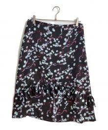 PS Paul Smith（ＰＳポールスミス）の古着「"Wetlands Floral" スカート」｜ブラック