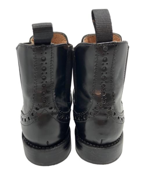 Caminando（カミナンド）Caminando (カミナンド) ウイングチップサイドゴアブーツ ブラック サイズ:Ｌの古着・服飾アイテム
