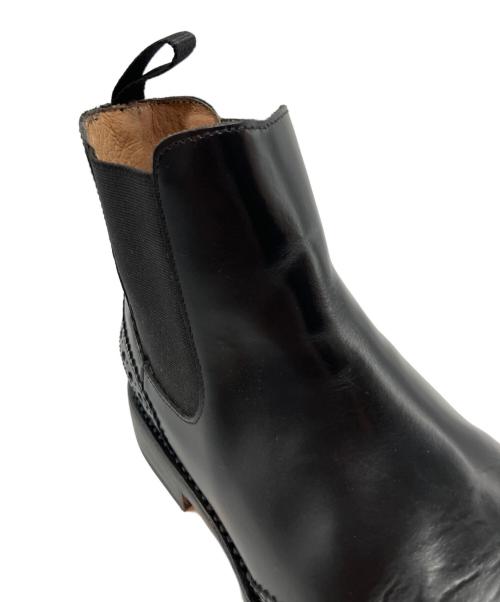 Caminando（カミナンド）Caminando (カミナンド) ウイングチップサイドゴアブーツ ブラック サイズ:Ｌの古着・服飾アイテム