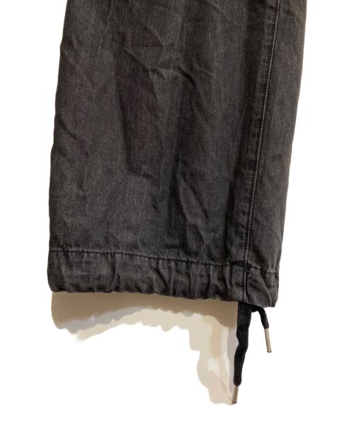 Maison MIHARA YASUHIRO in・stru(men-tal).（メゾン ミハラ ヤスヒロ インストルメンタル）Maison MIHARA YASUHIRO in・stru(men-tal). (メゾン ミハラ ヤスヒロ インストルメンタル) Cotton Tencel Denim Wide Pants ブラック サイズ:46の古着・服飾アイテム