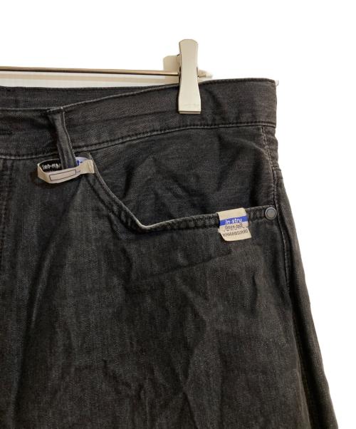 Maison MIHARA YASUHIRO in・stru(men-tal).（メゾン ミハラ ヤスヒロ インストルメンタル）Maison MIHARA YASUHIRO in・stru(men-tal). (メゾン ミハラ ヤスヒロ インストルメンタル) Cotton Tencel Denim Wide Pants ブラック サイズ:46の古着・服飾アイテム