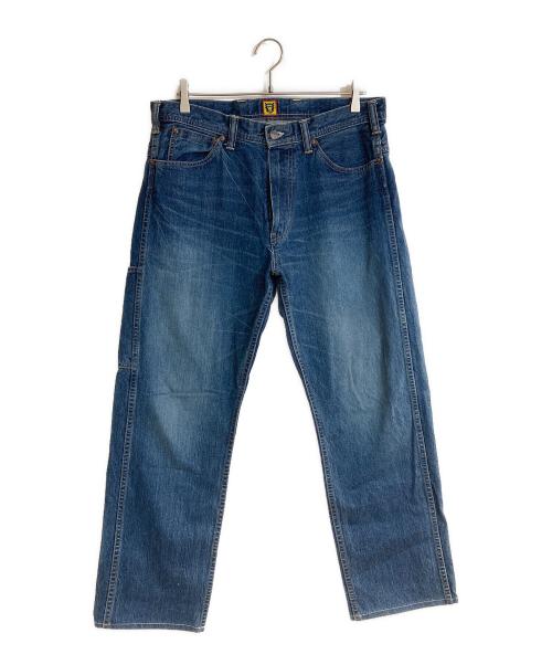 HUMAN MADE（ヒューマンメイド）HUMAN MADE (ヒューマンメイド) ストレートデニムパンツ ネイビー サイズ:34の古着・服飾アイテム