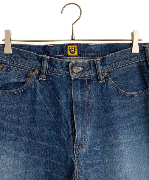HUMAN MADE（ヒューマンメイド）HUMAN MADE (ヒューマンメイド) ストレートデニムパンツ ネイビー サイズ:34の古着・服飾アイテム