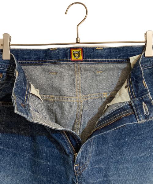 HUMAN MADE（ヒューマンメイド）HUMAN MADE (ヒューマンメイド) ストレートデニムパンツ ネイビー サイズ:34の古着・服飾アイテム