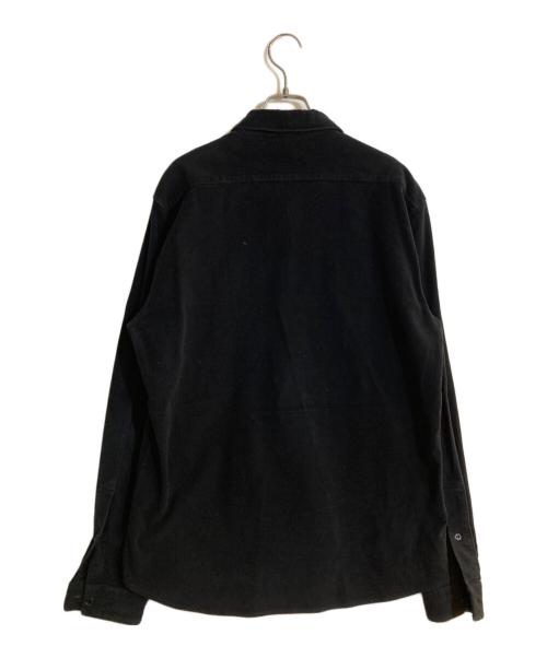 STONE ISLAND（ストーンアイランド）STONE ISLAND (ストーンアイランド) モールスキンシャツ ブラック サイズ:Ｌの古着・服飾アイテム