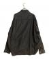 Maison MIHARA YASUHIRO in・stru(men-tal). (メゾン ミハラ ヤスヒロ インストルメンタル) Cotton Tencel Denim Long-sleeve Shirt ブラック サイズ:46：13000円