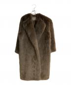 heliopoleエリオポール）の古着「エコファーロングコート」｜ブラウン