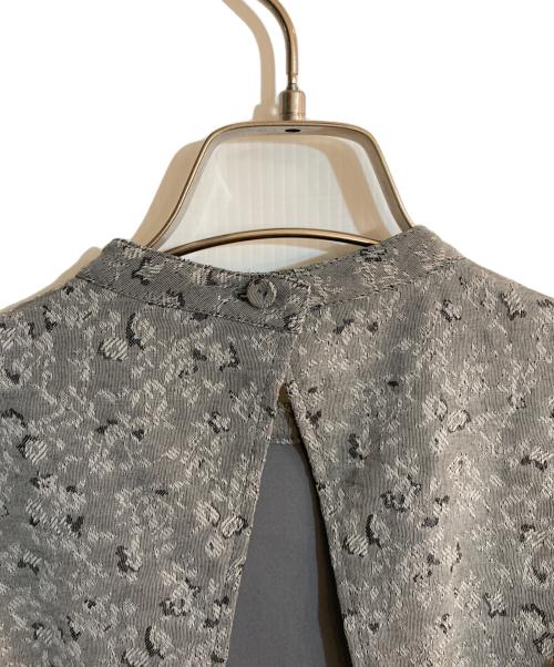 CLANE（クラネ）CLANE (クラネ) 2WAY JAQUARD ONEPIECE/2WAYジャガードワンピース グレー サイズ:1 未使用品の古着・服飾アイテム