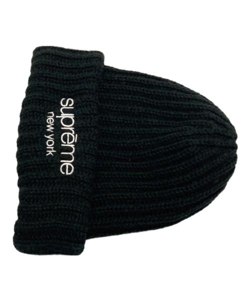 SUPREME（シュプリーム）Supreme (シュプリーム) ニット帽 ブラックの古着・服飾アイテム