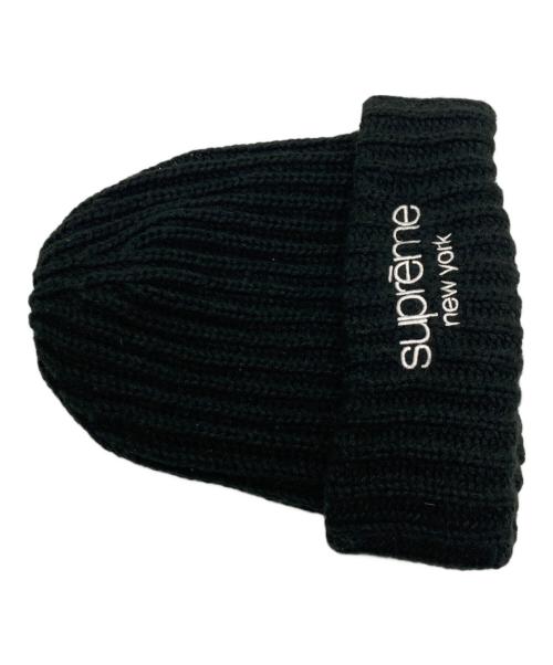 SUPREME（シュプリーム）Supreme (シュプリーム) ニット帽 ブラックの古着・服飾アイテム