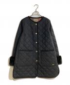 BLUE LABEL CRESTBRIDGEブルーレーベルクレストブリッジ）の古着「リバーシブルキルティングコート」｜ブラック