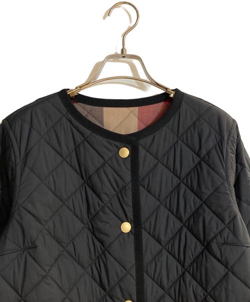 BLUE LABEL CRESTBRIDGE（ブルーレーベルクレストブリッジ）BLUE LABEL CRESTBRIDGE (ブルーレーベルクレストブリッジ) リバーシブルキルティングコート ブラック サイズ:Mの古着・服飾アイテム