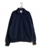 CHAOSカオス）の古着「WHY NOT NOW コアスキッパープルオーバー」｜ネイビー