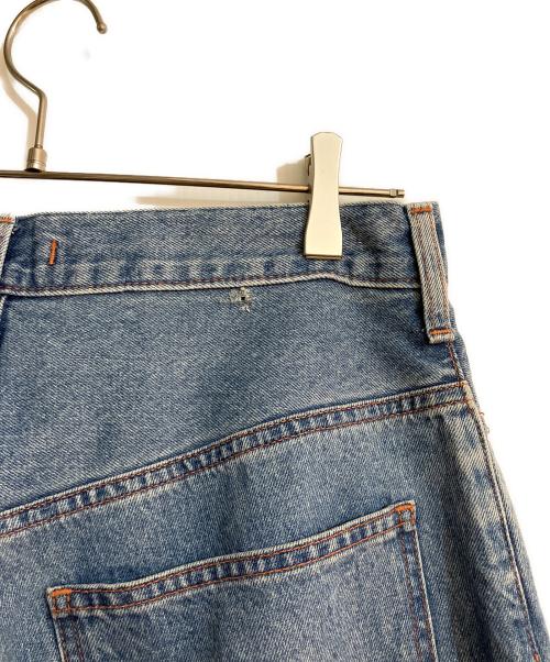 NEED BY HERITAGE（ニードバイヘリテージ）NEED BY heritage (ニードバイヘリテージ) ワイドデニムパンツ ブルー サイズ:27の古着・服飾アイテム