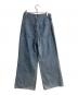 NEED BY heritage (ニードバイヘリテージ) ワイドデニムパンツ ブルー サイズ:27：7000円