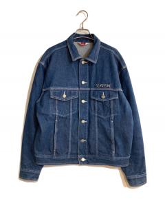 中古・古着通販】Supreme (シュプリーム) Flocked Denim Trucker