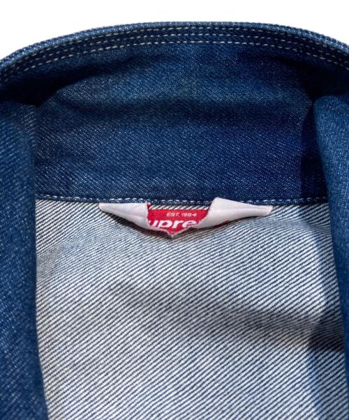 SUPREME（シュプリーム）Supreme (シュプリーム) Smurfs Denim Trucker Jacket インディゴ サイズ:Sの古着・服飾アイテム