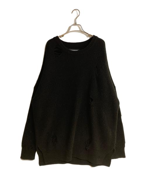 NEIGHBORHOOD（ネイバーフッド）NEIGHBORHOOD (ネイバーフッド) SAVAGE.CREW/A-kNIT.LS ブラック サイズ:4の古着・服飾アイテム