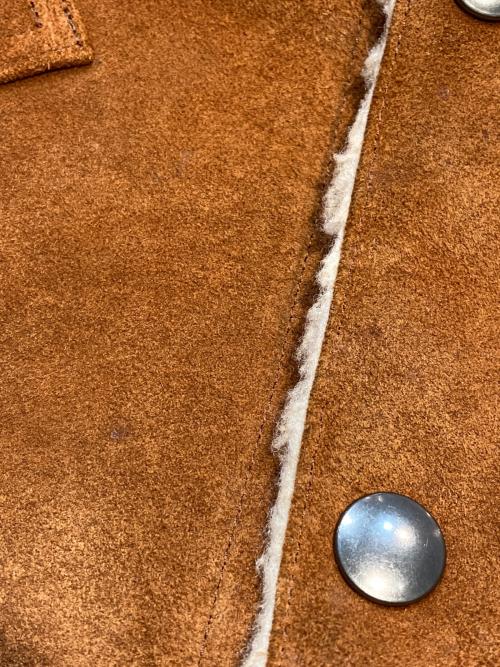 TMT（ティーエムティー）TMT (ティーエムティー) LEATHER SUEDE JACKET ブラウン サイズ:Sの古着・服飾アイテム