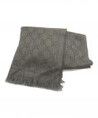 GUCCIグッチ）の古着「GGリバーシブルストール」｜ブラウン