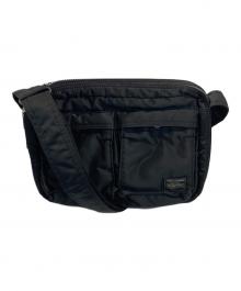 PORTER（ポーター）の古着「SLING BAG W zip」｜ブラック