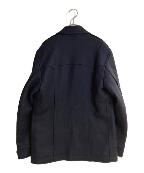 LANVIN（ランバン）LANVIN (ランバン) カットオフジップアップジャケット ネイビー サイズ:Ｌの古着・服飾アイテム