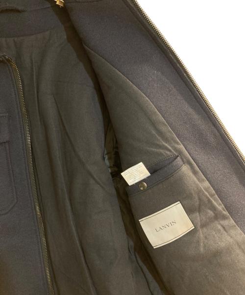 LANVIN（ランバン）LANVIN (ランバン) カットオフジップアップジャケット ネイビー サイズ:Ｌの古着・服飾アイテム
