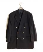 Salvatore Ferragamoサルヴァトーレ フェラガモ）の古着「銀ボタンダブルブレザー」｜ネイビー