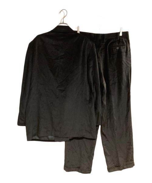 LANVIN（ランバン）LANVIN (ランバン) ベルベットセットアップスーツ ブラック サイズ:50の古着・服飾アイテム