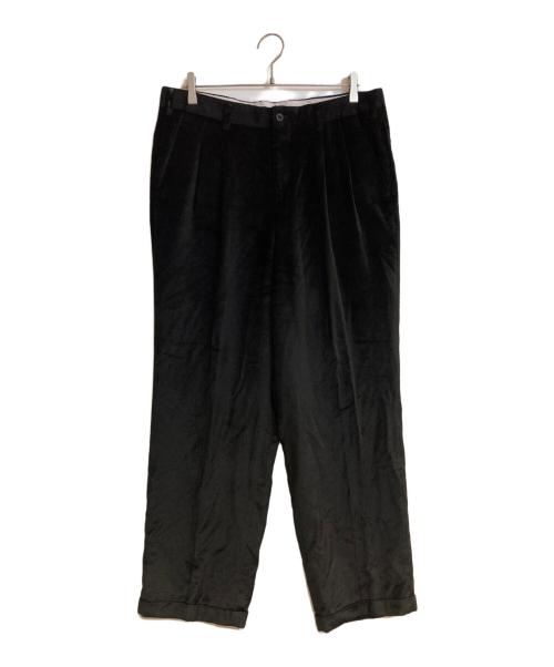 LANVIN（ランバン）LANVIN (ランバン) ベルベットセットアップスーツ ブラック サイズ:50の古着・服飾アイテム