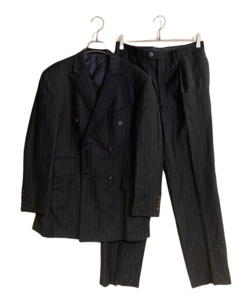 LANVIN COLLECTION（ランバンコレクション）LANVIN COLLECTION (ランバンコレクション) ストライプダブルセットアップスーツ ネイビー サイズ:A6の古着・服飾アイテム