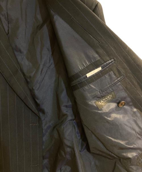 LANVIN COLLECTION（ランバンコレクション）LANVIN COLLECTION (ランバンコレクション) ストライプダブルセットアップスーツ ネイビー サイズ:A6の古着・服飾アイテム