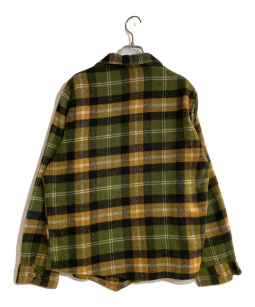 Abraham & Straus（エイブラハムス＆ストラウス）Abraham & Straus (エイブラハムス＆ストラウス) ヴィンテージプルオーバーシャツ オリーブ サイズ:不明の古着・服飾アイテム