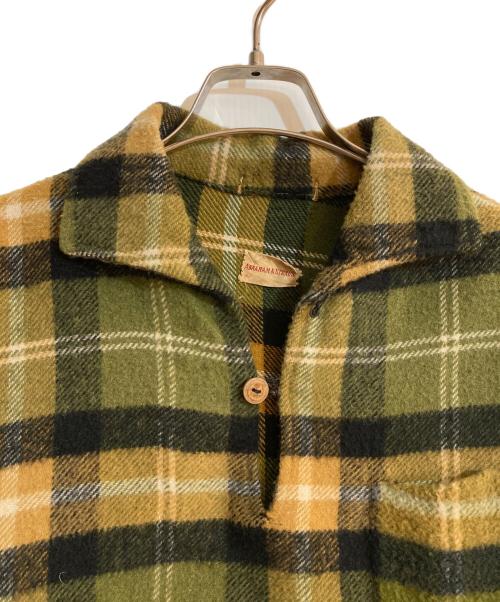 Abraham & Straus（エイブラハムス＆ストラウス）Abraham & Straus (エイブラハムス＆ストラウス) ヴィンテージプルオーバーシャツ オリーブ サイズ:不明の古着・服飾アイテム