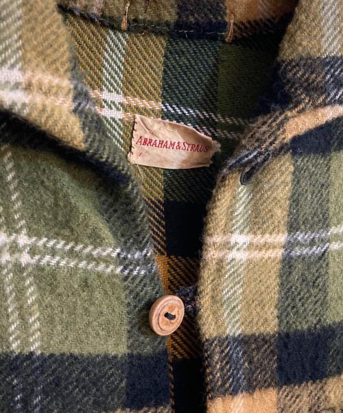 Abraham & Straus（エイブラハムス＆ストラウス）Abraham & Straus (エイブラハムス＆ストラウス) ヴィンテージプルオーバーシャツ オリーブ サイズ:不明の古着・服飾アイテム