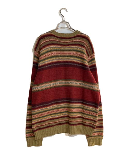 POLO RALPH LAUREN（ポロ・ラルフローレン）POLO RALPH LAUREN (ポロ・ラルフローレン) アルパカブレンドネイティブショルダーボタンニット マルチカラー サイズ:XXLの古着・服飾アイテム
