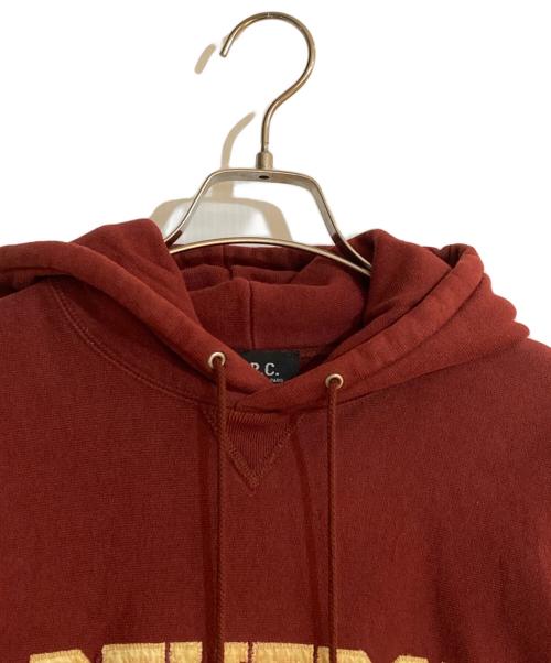 A.P.C.（アーペーセー）A.P.C. (アーペーセー) プルオーバーパーカー レッド サイズ:2の古着・服飾アイテム