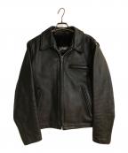 Schottショット）の古着「シングルライダースジャケット」｜ブラック
