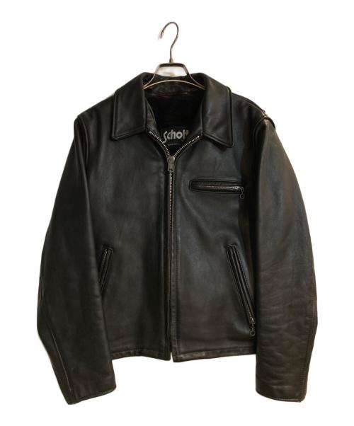 Schott（ショット）Schott (ショット) シングルライダースジャケット ブラック サイズ:36の古着・服飾アイテム