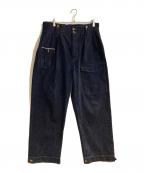 NIGEL CABOURNナイジェルケーボン）の古着「BRITISH ARMYPANT-LOOSE DENIM」｜ネイビー
