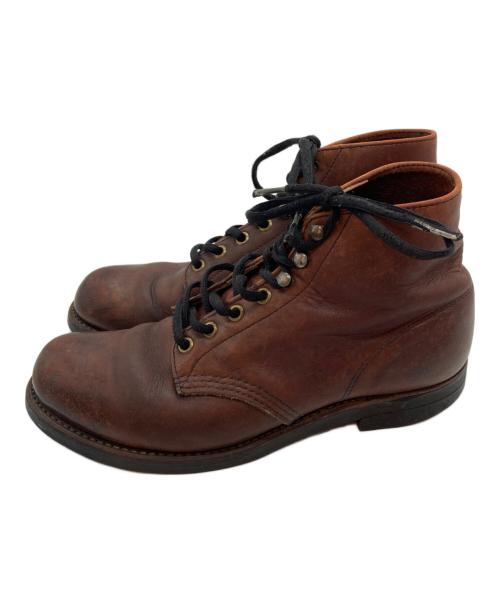 RED WING（レッドウィング）RED WING (レッドウィング) RUGGED WORK BOOT ブラウン サイズ:6 1/2の古着・服飾アイテム