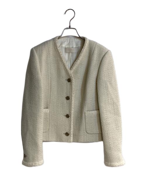 Plage（プラージュ）Plage (プラージュ) Tweedジャケット ベージュ サイズ:36の古着・服飾アイテム