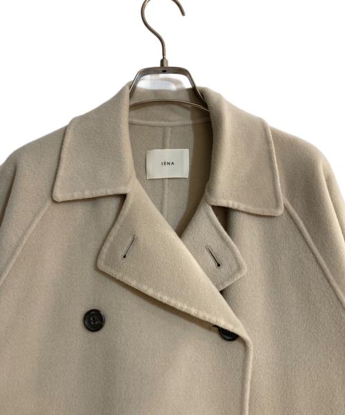 IENA（イエナ）IENA (イエナ) スーパー160ダブルフェイス ショートコート ベージュ サイズ:36の古着・服飾アイテム