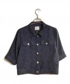 Sov.ソブ）の古着「メランジメッシュジャケット」｜ネイビー