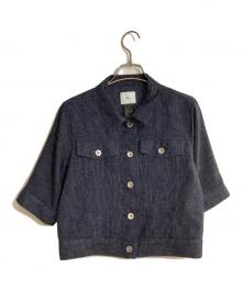 Sov.（ソブ）の古着「メランジメッシュジャケット」｜ネイビー