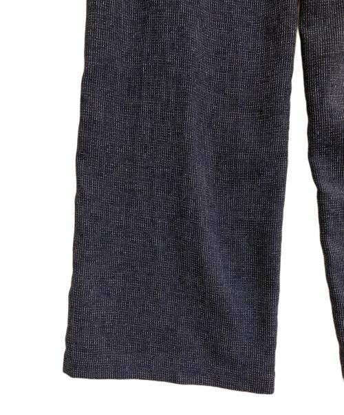 Sov.（ソブ）Sov. (ソブ) メランジメッシュワイドパンツ ネイビー サイズ:Sの古着・服飾アイテム