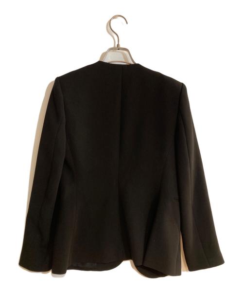 theory（セオリー）theory (セオリー) Admiral Crepe Lindrayia Bノーカラージャケット ブラック サイズ:2の古着・服飾アイテム