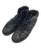 Salvatore Ferragamoサルヴァトーレ フェラガモ）の古着「ガンチーニエンボスハイカットスニーカー」｜ブラック